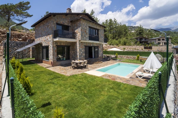 Villa Dimetri, Fethiye`de, Jakuzili, Doğa İçerisinde Muhafazakar Villa 3