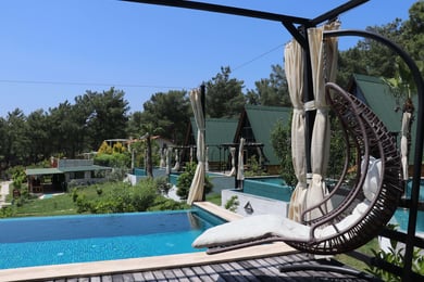 Bungalov Sina-3, 2 Odalı, Korunaklı Havuz 3