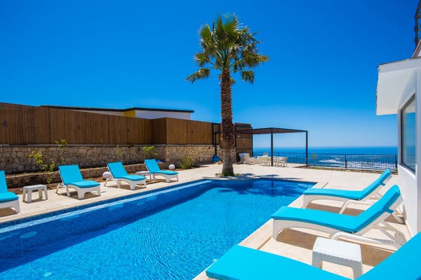 Villa Pile, Muhteşem Deniz Manzaralı, Saunalı, Türk Hamamlı 2