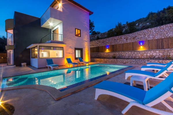 Villa Pile, Muhteşem Deniz Manzaralı, Saunalı, Türk Hamamlı 1