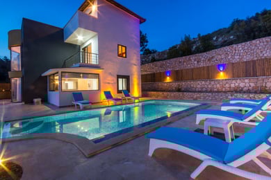 Villa Pile, Muhteşem Deniz Manzaralı, Saunalı, Türk Hamamlı 1