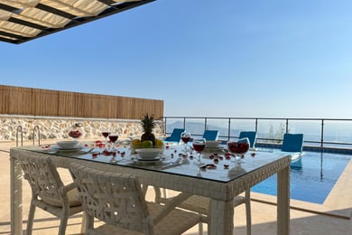 Villa Pile-2, Kalkan`da İki Odalı, Jakuzili Kapalı Havuzlu 3