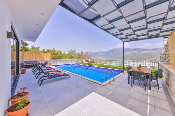 Villa Argus-3, Kalkan`da, 5 Kişilik, Jakuzili, Korunaklı 3