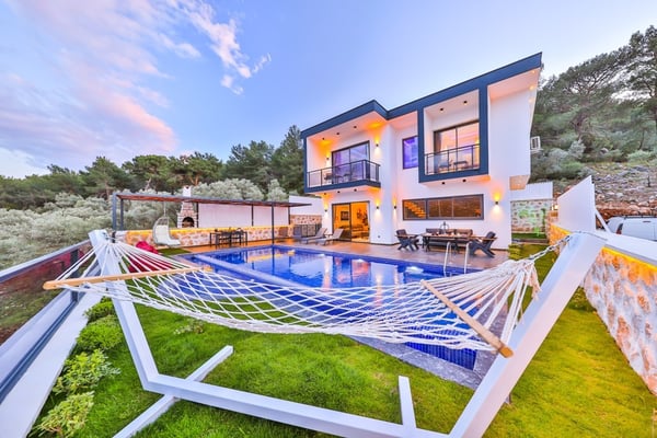 Villa Argus-1, Kalkan`da, 2 Odalı, Jakuzili, Jeneratörlü 2