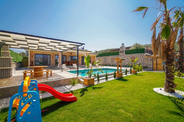 Villa Mister-2, Kaş Patara Bölgesinde, 2 Odalı, Havuzu Korunaklı Villa 2