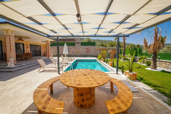 Villa Mister-2, Kaş Patara Bölgesinde, 2 Odalı, Havuzu Korunaklı Villa 3