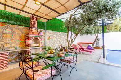Villa Monza-2, Kalkan'da Deniz Manzaralı Jakuzili 2 Odalı 1