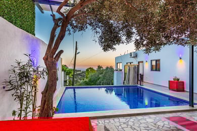 Villa Monza-2, Kalkan'da Deniz Manzaralı Jakuzili 2 Odalı 3