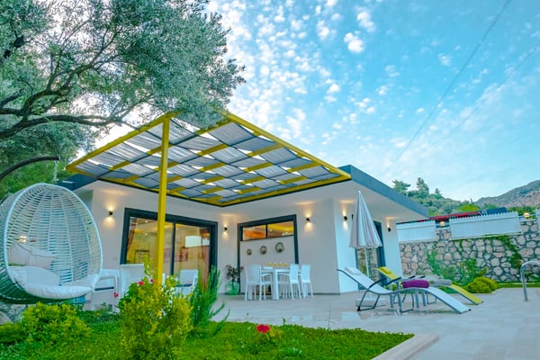 Villa Bingo, Kalkan Bölgesinde, 5 Kişilik, Sauna ve Jakuzili Villa 3