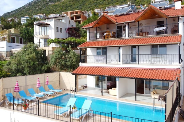 Villa Kalya, Kalkan`da, 6 Odalı, Deniz Manzaralı villa 1