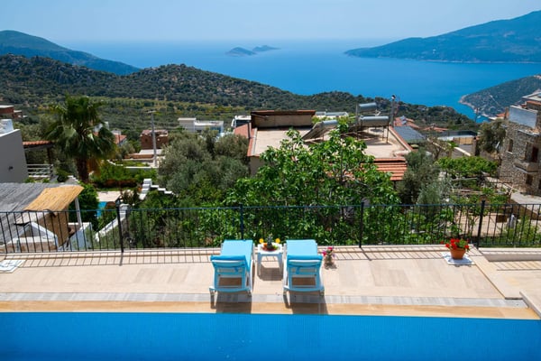 Villa Kalya, Kalkan`da, 6 Odalı, Deniz Manzaralı villa 3
