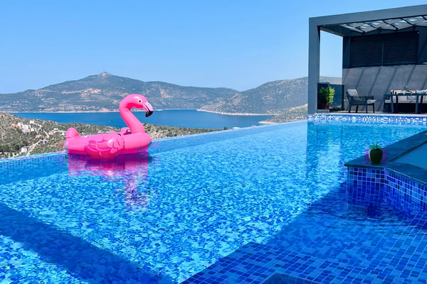 Villa Pablo-3, Kalkan`da, Deniz Manzaralı, Jakuzi, Hamam ve Sauna 1