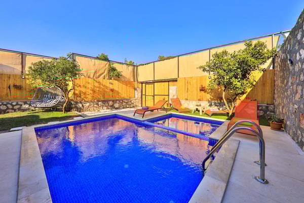 Villa Oregano-2, Patara Bölgesinde, Çift Jakuzili, Hamam ve Saunalı 2