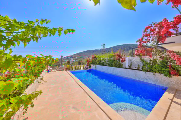 Villa Popcorn-2, Kalkan`da, Deniz Manzaralı, Havuzlu Eşsiz Villa 3