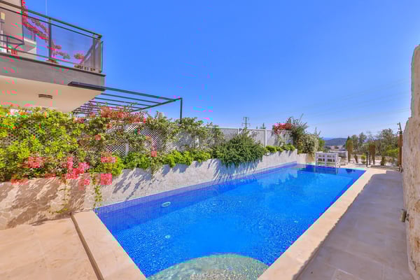 Villa Popcorn-1, Kalkan`da, Deniz Manzaralı, Havuzlu Eşsiz Villa 2