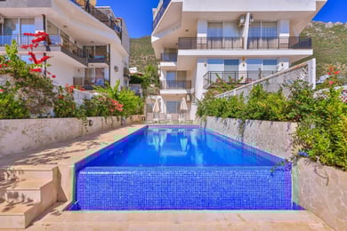 Villa Popcorn-6, Kalkan`da, Deniz Manzaralı 1