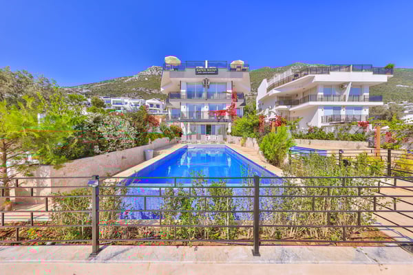 Villa Popcorn-3, Kalkan`da, Deniz Manzaralı, Havuzlu Eşsiz Villa 1