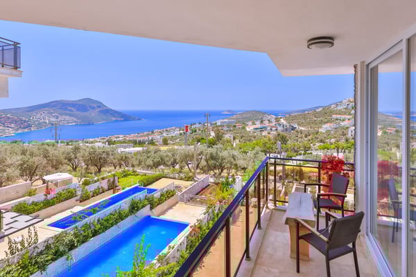 Villa Popcorn-5, Kalkan`da, Deniz Manzaralı, Havuzlu Eşsiz Villa 3
