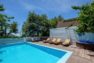 Villa Minel-3, Deniz Manzaralı, Korunaklı ve Geniş Havuzlu Villa 3