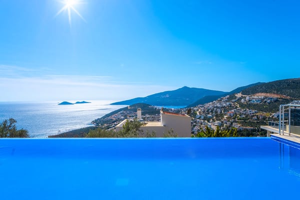 Villa Aheste-2, Kalkan`da, Deniz Manzaralı, 5 Odalı 3