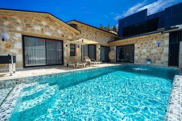 Villa Anason-1, Dört Kişilik, Jakuzili, Korunaklı 2