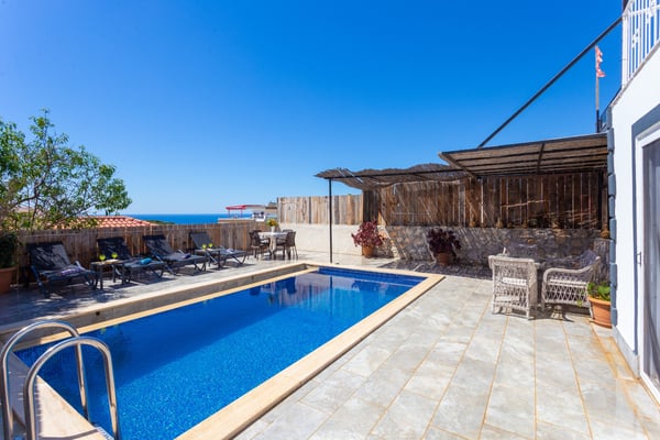 Villa Remar-1, Korunaklı Havuzlu, Deniz Manzaralı Jakuzili Villa 3