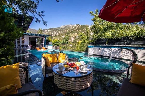 Villa Colare-2, Kalkan Bölgesinde, Balayı Villası ve 2 Odalı 1