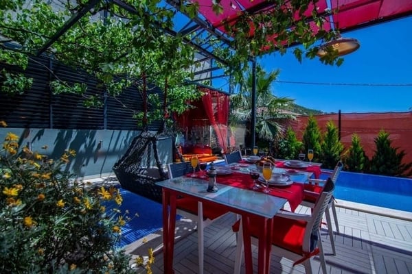 Villa Colare-1, Kalkan Bölgesinde, Balayı Villası ve 1 Odalı 3