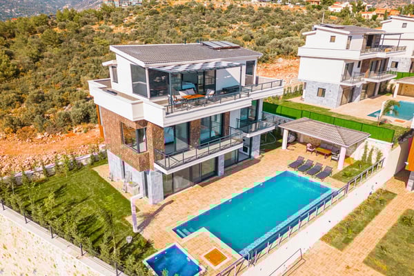 Villa Osaka-1, Kalkan Bölgesinde, Muhteşem Manzaralı ve 5 Odalı 3