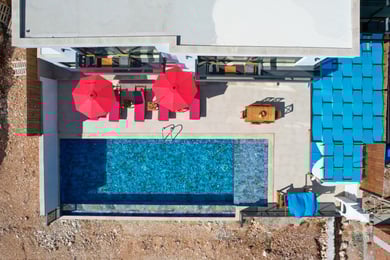 Villa Abura, Üç Odalı, Jakuzili, Korunaklı Havuzlu, Deniz Manzaralı 2