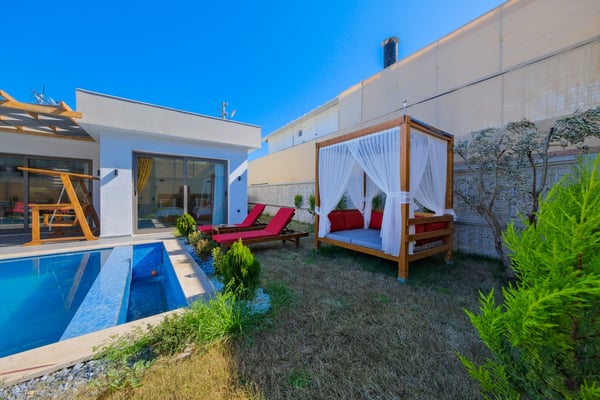 Villa Miso-1, Fethiye Bölgesinde, 2 Odalı ve Jakuzili 3