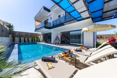 Villa Ayasu, Kalkan`da, Jakuzili, Geniş Havuzlu, Doğa Manzaralı 2