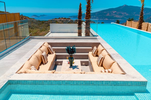Villa Buhar, Sauna ve Jakuzili, Geniş Yüzme Havuzlu, Muhafazakar Villa 1