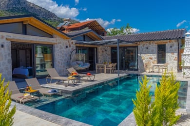 Villa Sandal-5, Çift Jakuzili, 2 Odalı ve Muhafazakar 1