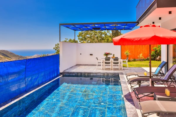 Villa Zagzagel, Muhafazakar Yüzme Havuzlu, Lüks Balayı Villası 1