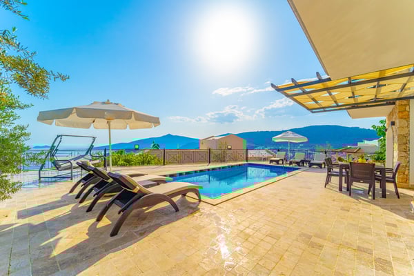 Villa Alaska, Kalkan Bölgesinde, Deniz Manzaralı, 4 Odalı 3