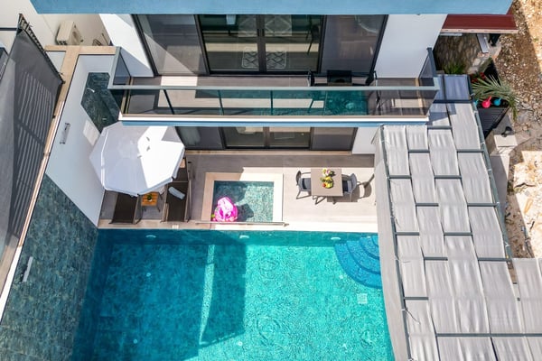 Villa Yazla Duo, Kalkan Bölgesinde, Jakuzili, Muhafazakar Villa 1