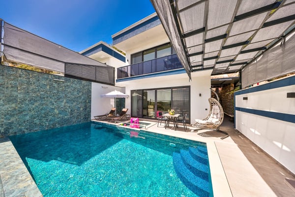 Villa Yazla Duo, Kalkan Bölgesinde, Jakuzili, Muhafazakar Villa 2
