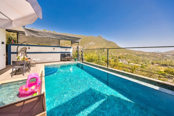 Villa Yazla Duo, Kalkan Bölgesinde, Jakuzili, Muhafazakar Villa 3