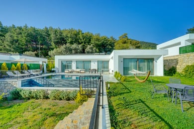 Villa Miletos-7, Deniz Manzaralı, Çift Jakuzili, 3 Odalı 1