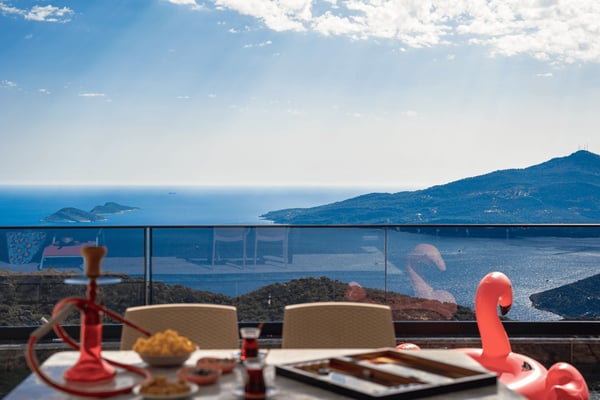 Villa Kajun, Kalkan Bölgesinde, Muhteşem Deniz Manzaralı, Jakuzili 1