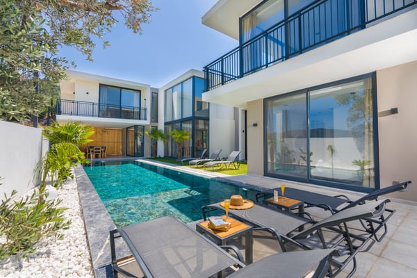 Villa Marimar, Kalkan Bölgesinde, Dört Odalı, İki jakuzili, Korunaklı Villa 3