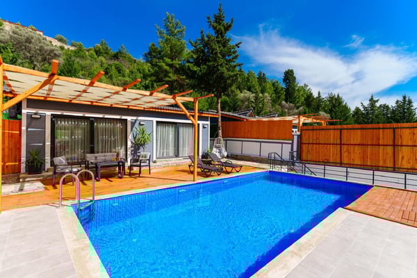 Villa Zarf-3, Kalkan Bölgesinde, Jakuzili, Tek Odalı Muhteşem Balayı Villası 1