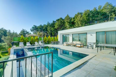 Villa Miletos-1, 3 Odalı, Çift Jakuzi ve Muhteşem Manzara 1