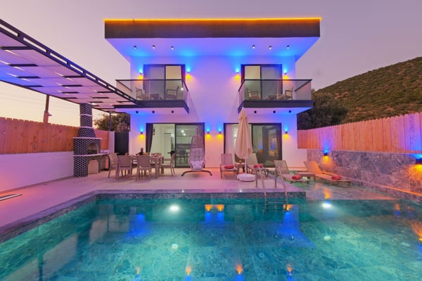 Villa Burça, Kalkan Bölgesinde, 2 Odalı, Korunaklı 1