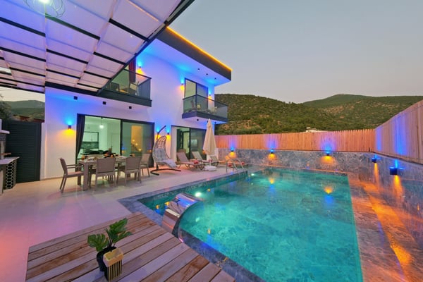 Villa Burça, Kalkan Bölgesinde, 2 Odalı, Korunaklı 2