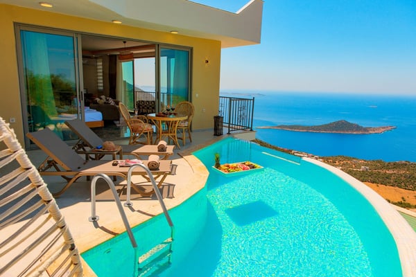 Villa Çil-1, Kahvaltı Dahil, Jakuzili, Muhteşem Deniz Manzaralı ve Muhafazakar 1