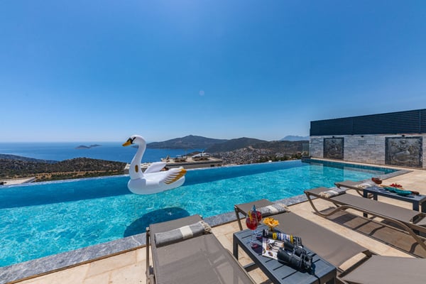 Villa Gonzalo-1, Kalkan Bölgesinde, 4 Odalı, Hamam, Sauna ve Deniz Manzaralı 3