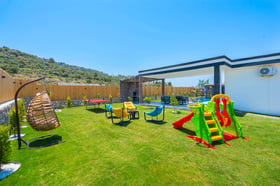 Villa Bedu-2, Geniş Havuzlu, Doğa İçerisinde Beş kişilik Jakuzili Muhafazakar 3