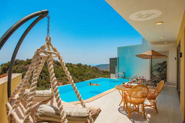 Villa Çil-5, Kahvaltı Dahil, Jakuzili, Muhteşem Deniz Manzaralı ve Muhafazakar 2